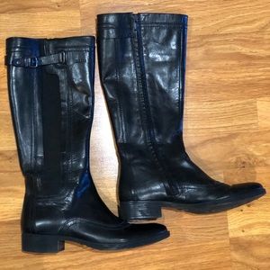 Geox black leather boots - Size 7.5